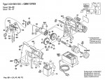Bosch 0 601 931 580 Gbm 12 Ves Cordless Drill 12 V / Eu Spare Parts